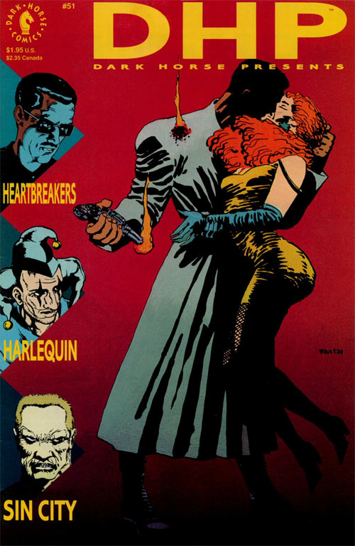 Cover to Dark Horse Presents #51 by Frank Miller