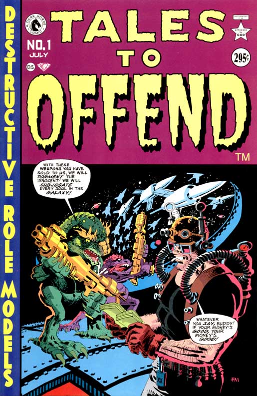 Cover to Tales to Offend #1 by Frank Miller