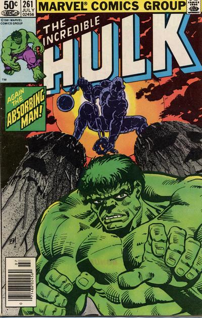 Cover to The Incredible Hulk #261 by Frank Miller