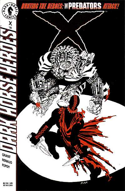 Cover to X #18 by Frank Miller